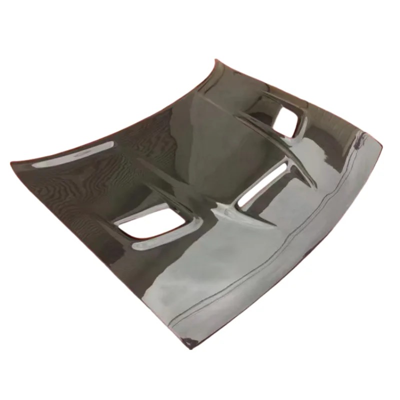 High Quality SRT Hellcat Style Carbon Fiber Engine Cover Hood 2008-2023 for  Challenger Bonnet Car Fenders